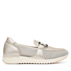 Półbuty Caprice. Szare półbuty wsuwane Caprice, bez wzorów, bez obcasa, na płaskiej podeszwie. Za 439.99 zł.