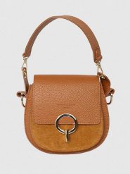 Victor & Hugo Paris Skórzana torebka "Eolia" w kolorze jasnobrązowym - 20 x 20 x 10 cm rozmiar: onesize. Brązowe torebki klasyczne Victor & Hugo Paris, bez wzorów, z materiału, przez ramię, bez dodatków. Za 239.99 zł.