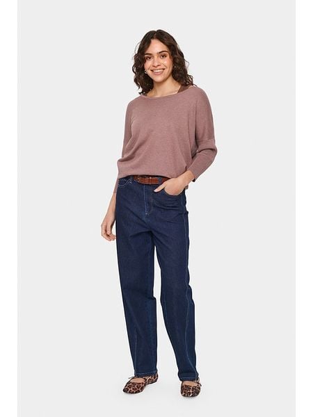 SAINT TROPEZ Sweter w kolorze jasnoróżowym rozmiar: M. Różowe swetry Saint Tropez, m, bez wzorów, bez ramiączek. Za 78.66 zł.