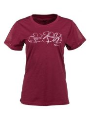 Traunstein Sport Koszulka funkcyjna "Flower" w kolorze bordowym rozmiar: 38. Czerwone t-shirty sportowe Traunstein Sport, bez wzorów, z wełny, bez ramiączek, outdoorowe. Za 140.20 zł.