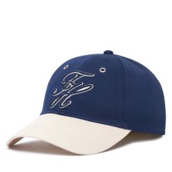 Czapka z daszkiem Tommy Hilfiger. Niebieskie czapki z daszkiem Tommy Hilfiger, bez wzorów. Za 229.99 zł.