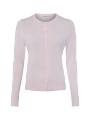 Marie Lund Kardigan Kobiety drobna dzianina różowy, XL. Czerwone swetry Marie Lund, xl, bez wzorów, z dzianiny, klasyczne, bez ramiączek. Za 199.95 zł.