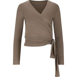 Bluzka damska z długim rękawem Athlecia Walyn. Brązowe t-shirty sportowe Athlecia, m, bez wzorów, z materiału, bez ramiączek, trekkingowe. Za 164.00 zł.