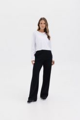 SPODNIE JESS CZARNE XS - Flawless. Czarne spodnie dresowe Flawless, bez wzorów, z bawełny, długie. Za 319.00 zł.
