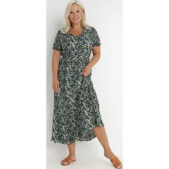 Czarna Sukienka Bawełniana Achiolea. Czarne sukienki Born2be, l, z aplikacjami, z bawełny, bez kołnierzyka, bez ramiączek, maxi. W wyprzedaży za 59.99 zł.