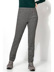 Rosner Spodnie w kolorze antracytowym rozmiar: 40. Czarne spodnie materiałowe Rosner, bez wzorów, z materiału, z podwyższonym stanem. Za 152.99 zł.