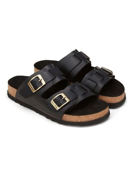 Marc O´Polo Klapki w kolorze czarnym rozmiar: 39. Czarne klapki bez wzorów, klasyczne, z otwartym noskiem, bez obcasa, bez zapięcia. Za 276.71 zł.