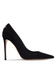 Elisabetta Franchi Szpilki SA-88L-66E2-V620 Czarny. Czarne szpilki Elisabetta Franchi, bez wzorów, ze skóry, bez obcasa, na szpilce, bez zapięcia. Za 2,649.00 zł.