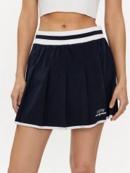 Guess Spódnica trapezowa Arleth V4GD19 WG2Q0 Granatowy Regular Fit. Niebieskie spódnice Guess, m, z aplikacjami, z syntetyku, trapezowe. Za 189.99 zł.