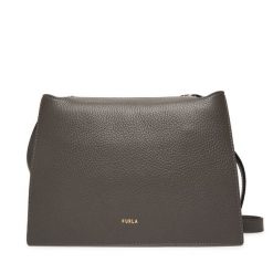 Torebka Furla. Szare listonoszki Furla, bez wzorów, bez dodatków. Za 1,529.00 zł.