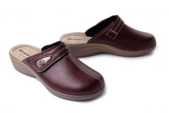 INBLU LY-61 016 bordowy, kapcie damskie. Czerwone kapcie Inblu, bez wzorów. Za 80.99 zł.