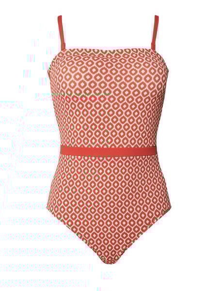 Ysabel Mora Strój kąpielowy 83093 Czerwony. Czerwone stroje jednoczęściowe ysabel mora, bez wzorów, z syntetyku. Za 419.99 zł.
