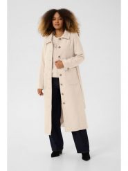 Kaffe Płaszcz przejściowy w kolorze beżowym rozmiar: 44. Brązowe płaszcze Kaffe, bez wzorów, z tkaniny, bez kaptura. Za 295.99 zł.