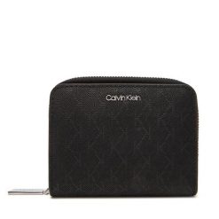 Portfel Calvin Klein. Czarne portfele Calvin Klein, bez wzorów. Za 209.99 zł.