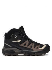 Salomon Trekkingi X Ultra 360 Mid Gore-Tex L47448600 Czarny. Czarne buty trekkingowe Salomon, z gore-texu, bez zapięcia. Za 799.99 zł.
