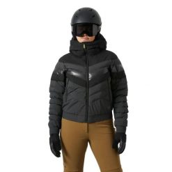 Damska kurtka narciarska Helly Hansen Imperial. Czarne kurtki narciarskie Helly Hansen, m, bez wzorów, z materiału, bez kaptura, narciarskie. Za 1,119.20 zł.