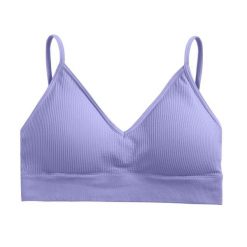 Braletka prążkowana elastyczna na co dzień Fatlinda. Czerwone biustonosze Intica, bez wzorów, prążkowane. Za 59.00 zł.