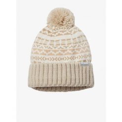 Czapka zimowa Columbia Sweater Weather Pom Beanie - chalk madras. Białe czapki zimowe Columbia, bez wzorów, sportowe. Za 95.45 zł.