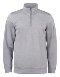Clique Basic Active Bluza Half Zip z poliestru – grey melange. Szare bluzy CLIQUE, s, bez wzorów, bez ramiączek, bez kaptura. Za 166.38 zł.