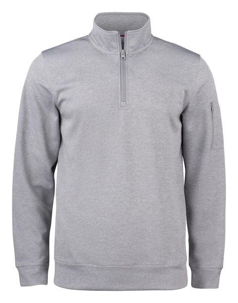 Clique Basic Active Bluza Half Zip z poliestru – grey melange. Szare bluzy CLIQUE, s, bez wzorów, bez ramiączek, bez kaptura. Za 166.38 zł.