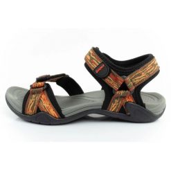 Sandały Grisport GR-25-34-9025L pomarańczowe. Brązowe sandały bez wzorów, z materiału, sportowe, bez obcasa, bez zapięcia. W wyprzedaży za 224.52 zł.