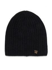 Elisabetta Franchi Czapka BE-04C-67E2 Czarny. Czarne czapki zimowe Elisabetta Franchi, bez wzorów, z kaszmiru. Za 689.99 zł.