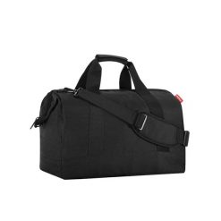 Torba podróżna L Reisenthel Allrounder black. Czarne torby podróżne Reisenthel, bez wzorów, z materiału, na ramię. W wyprzedaży za 217.00 zł.