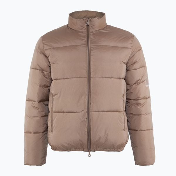 Kurtka EA7 Emporio Armani Train Core Puffy. Brązowe kurtki EA7 Emporio Armani, l, bez wzorów, z materiału, eleganckie, bez kaptura. Za 819.99 zł.