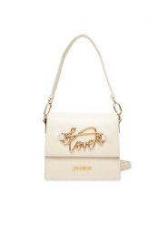 LOVE MOSCHINO Torebka JC4262PP0MKG0110 Écru. Torebki klasyczne Love Moschino, bez wzorów, ze skóry, bez dodatków. Za 619.99 zł.