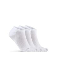 Craft Active Footies 3-Pack — oddychające stopki białe – White. Białe skarpetki Craft, bez wzorów, z elastanu. Za 129.50 zł.