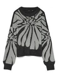 Vero Moda Sweter w kolorze antracytowym rozmiar: XS. Czarne swetry Vero Moda, xs, bez wzorów, bez ramiączek. Za 100.99 zł.