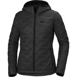 Damska kurtka z kapturem Helly Hansen lifaloft insulator. Czarne kurtki Helly Hansen, na zimę, xl, bez wzorów, z materiału, sportowe, z kapturem. Za 759.50 zł.