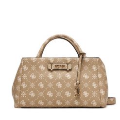 Torebka Guess. Brązowe torebki klasyczne Guess, z aplikacjami, bez dodatków. Za 639.99 zł.