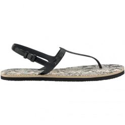 Sandały Puma Cozy Sandal Wns 375213 01 czarne. Czarne sandały bez wzorów, z materiału, bez obcasa, bez zapięcia. Za 115.20 zł.