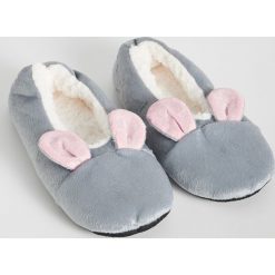 Kapcie z uszami - Jasny szar. Kapcie marki Sinsay. Za 14.99 zł.
