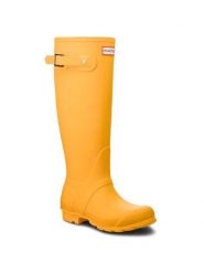 Hunter Kalosze Org Tall WFT1000RMA Żółty. Żółte kalosze Hunter, bez wzorów, z kauczuku, bez zapięcia. Za 419.99 zł.