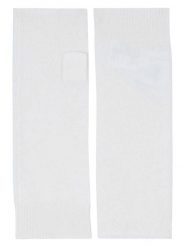 AUTHENTIC CASHMERE Kaszmirowe mitenki "Serre" w kolorze białym rozmiar: onesize. Białe rękawiczki AUTHENTIC CASHMERE, bez wzorów, z kaszmiru. Za 121.99 zł.