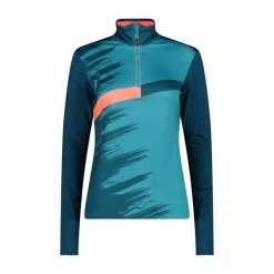 Bluza damska turystyczna CMP 32L4336. Niebieskie bluzy CMP, l, bez wzorów, sportowe, bez ramiączek, bez kaptura. W wyprzedaży za 188.99 zł.