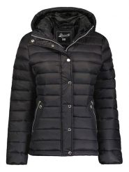 Geographical Norway Kurtka pikowana "Bubulle" w kolorze czarnym rozmiar: XXL. Czarne kurtki Geographical Norway, xxl, bez wzorów, bez kaptura. Za 181.42 zł.