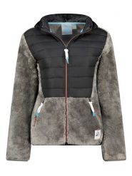 Canadian Peak Kurtka polarowa "Typologieak" w kolorze szaro-czarnym rozmiar: XL. Szare kurtki Canadian Peak, xl, bez wzorów, z materiału, bez kaptura. Za 174.02 zł.