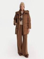 Weekend Max Mara Kurtka puchowa Newbembo 2525496072 Brązowy Relaxed Fit. Brązowe kurtki Weekend Max Mara, bez wzorów, z puchu, bez kaptura. Za 2,739.00 zł.