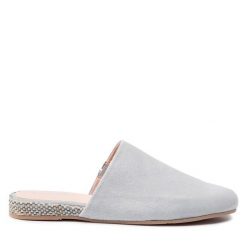 Klapki Gino Rossi. Szare klapki Gino Rossi, bez wzorów, bez obcasa, bez zapięcia. Za 379.99 zł.