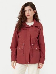 ONLY Parka New Starline 15218612 Czerwony Regular Fit. Czerwone płaszcze ONLY, xs, bez wzorów, z syntetyku, bez kaptura. Za 109.99 zł.