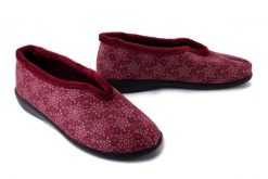 ADANEX 29174 DIP6VV bordowy, kapcie damskie. Czerwone kapcie Adanex, bez wzorów. Za 80.99 zł.