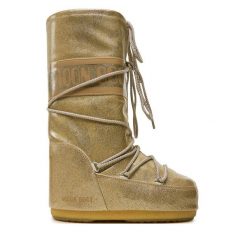 Śniegowce Moon Boot. Żółte śniegowce Moon Boot, bez wzorów, bez zapięcia. Za 1,299.00 zł.