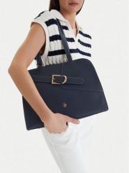 Beverly Hills Polo Club Torebka CEO-BHPC-C-006-09 Granatowy. Niebieskie torebki klasyczne Beverly Hills Polo Club, bez wzorów, z materiału, bez dodatków. Za 219.99 zł.