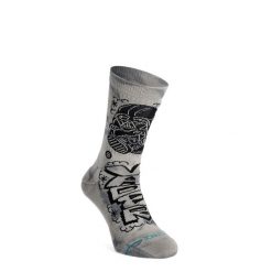 Skarpety Stance DJ Darth Crew. Szare skarpetki Stance, bez wzorów. Za 59.99 zł.