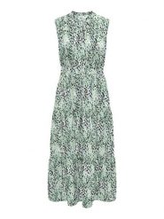 ONLY Sukienka "Nova" w kolorze turkusowym rozmiar: XL. Niebieskie sukienki ONLY, xl, bez wzorów, bez kołnierzyka, bez ramiączek, maxi. Za 91.56 zł.