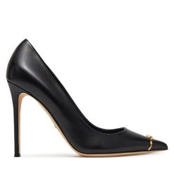 Szpilki Elisabetta Franchi. Czarne szpilki Elisabetta Franchi, bez wzorów, bez obcasa, na szpilce, bez zapięcia. Za 2,149.00 zł.