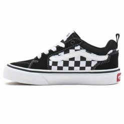 Buty sportowe Casual Vans Filmore YT Checkerboard. Białe buty sportowe lifestyle Vans, bez wzorów, z gumy, casualowe, bez zapięcia. Za 357.00 zł.